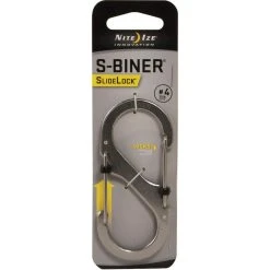 NiteIze S-Biner SlideLock #4 (Stainless Steel)