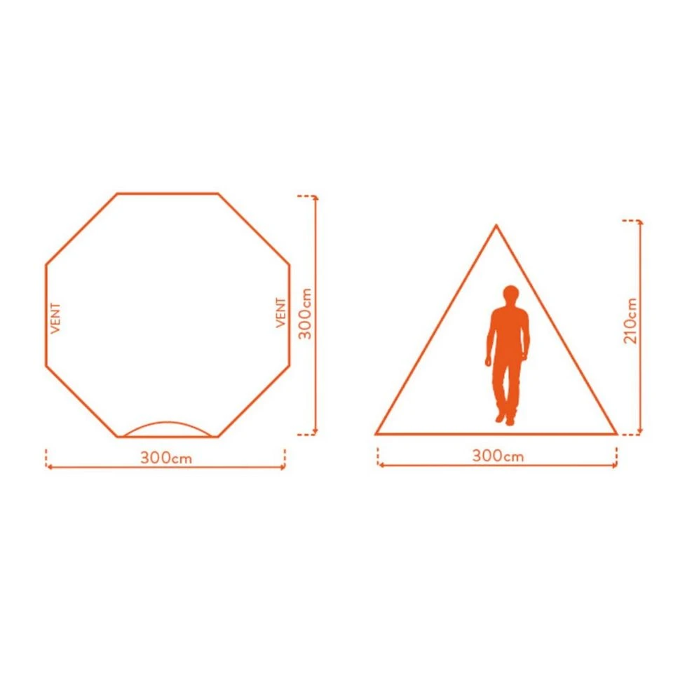 Eurohike Teepee Tent 4 Eurohike Teepee Tent - Image 2