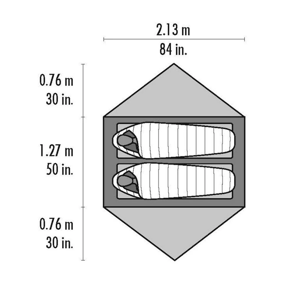 MSR Hubba Hubba NX 2-Person Backpacking Tent 4 MSR Hubba Hubba NX 2-Person Backpacking Tent - Image 2