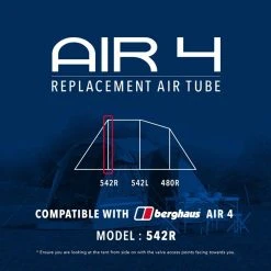 Eurohike Air 4 Replacement Air Tube (Front - 542R) -Field Store go 190059 z