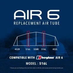 Eurohike Air 6 Tent Replacement Air Tube - 516L -Field Store go 190073 z