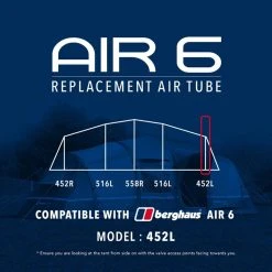 Eurohike Air 6 Replacement Air Tube (End - 425L) 7 Eurohike Air 6 Replacement Air Tube (End - 425L) -Field Store go 190077 z