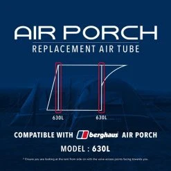 Eurohike Air Porch Replacement Air Tube 630L