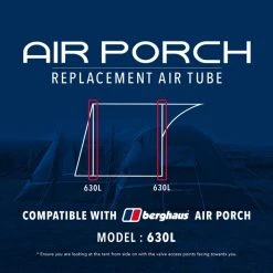 Eurohike Air Porch Replacement Air Tube 630L -Field Store go 215202 z