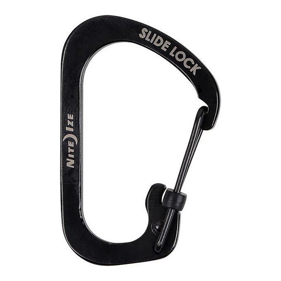 NiteIze SlideLock Carabiner #2 (Black) 4 NiteIze SlideLock Carabiner #2 (Black) - Image 2