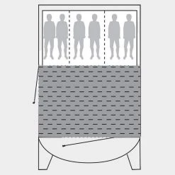 Outwell Palm Coast 600 Flat Woven Carpet -Field Store go 318172 c