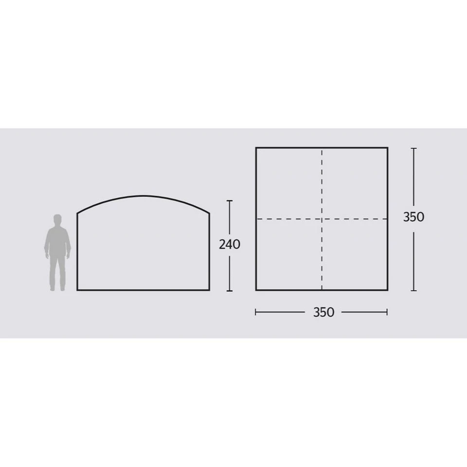 Hi Gear Haven Shelter 350 4 Hi Gear Haven Shelter 350 - Image 2