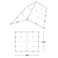 OEX Bush Pro Tarp -Field Store go 329229 g