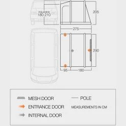Vango Kilda Low Driveaway Van Awning 19 Vango Kilda Low Driveaway Van Awning -Field Store go 331017 e