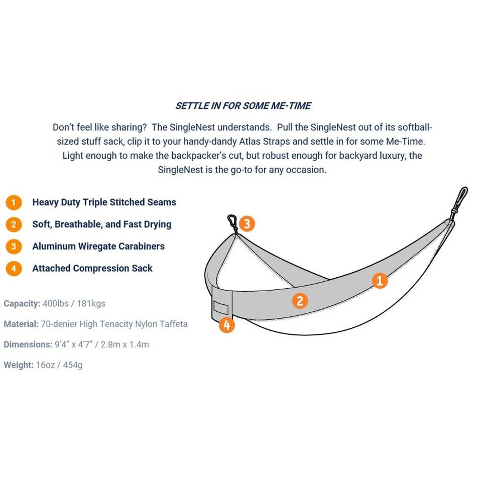 ENO SingleNest Hammock 4 ENO SingleNest Hammock - Image 2