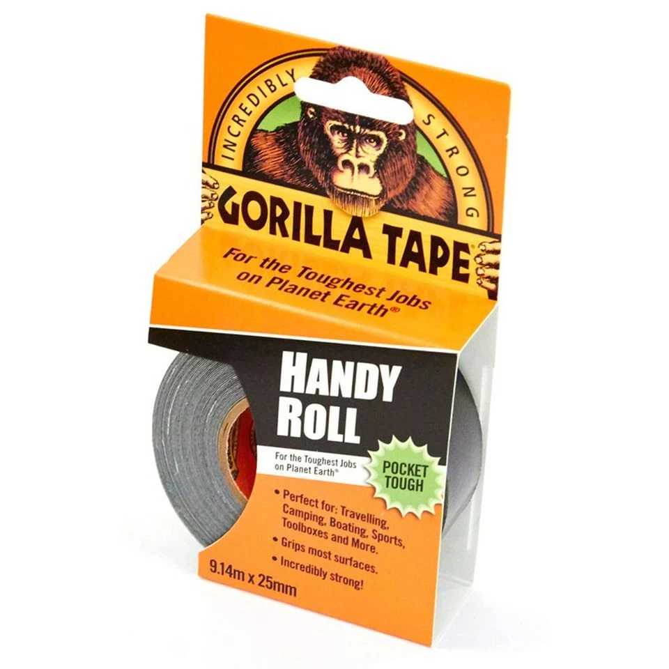 Gorilla Tape, Handy Roll (25mm X 9.1m) 3 Gorilla Tape, Handy Roll (25mm X 9.1m)