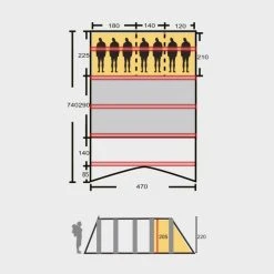 Hi Gear Horizon 700 Air Nightfall Tent 10 Hi Gear Horizon 700 Air Nightfall Tent -Field Store go 354683 b