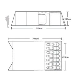 Berghaus Freedom 7 Nightfall Tent -Field Store go 503055 b