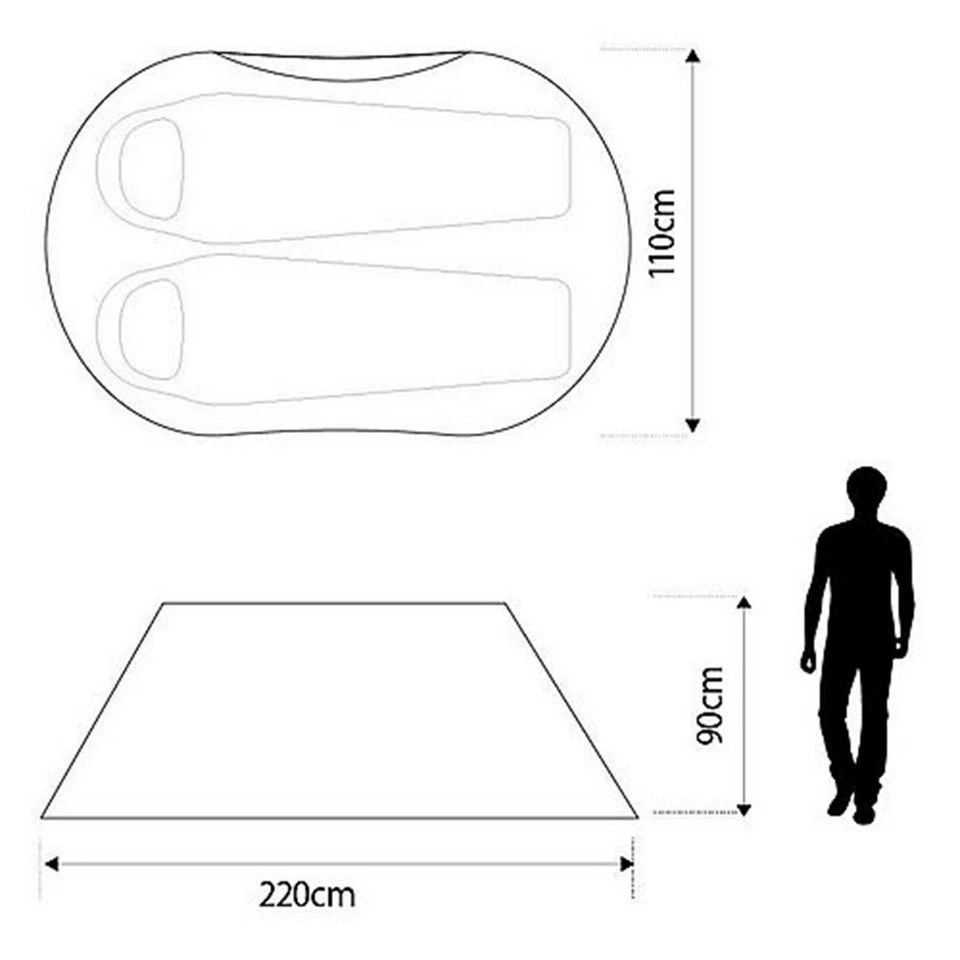 Eurohike Pop 200 2 Person Tent 4 Eurohike Pop 200 2 Person Tent - Image 2