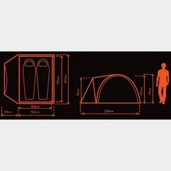 Eurohike Cairns 2 DLX Nightfall Tent -Field Store go 503089 b